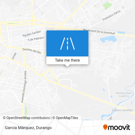 García Márquez map
