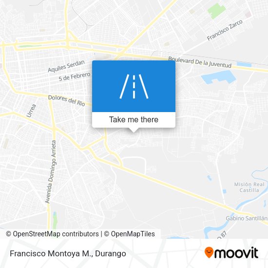 Mapa de Francisco Montoya M.