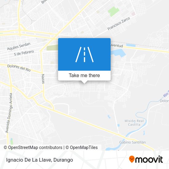 Mapa de Ignacio De La Llave