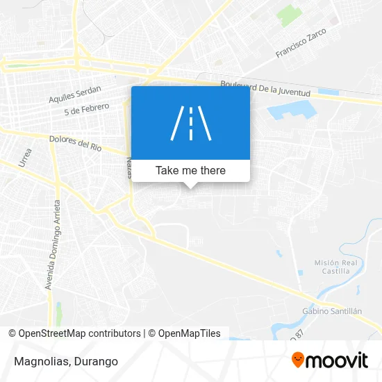 Magnolias map