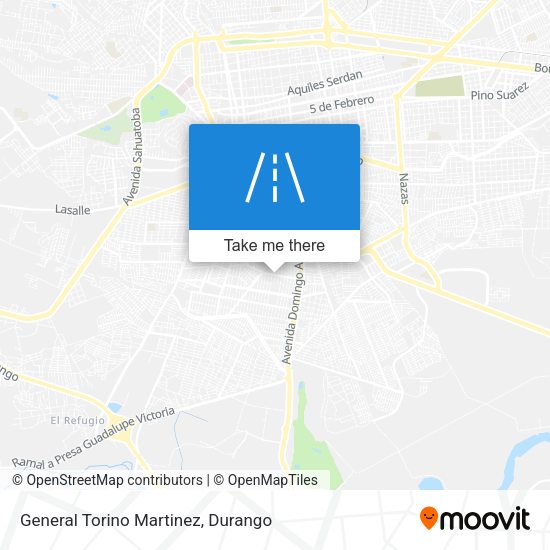 General Torino Martinez map