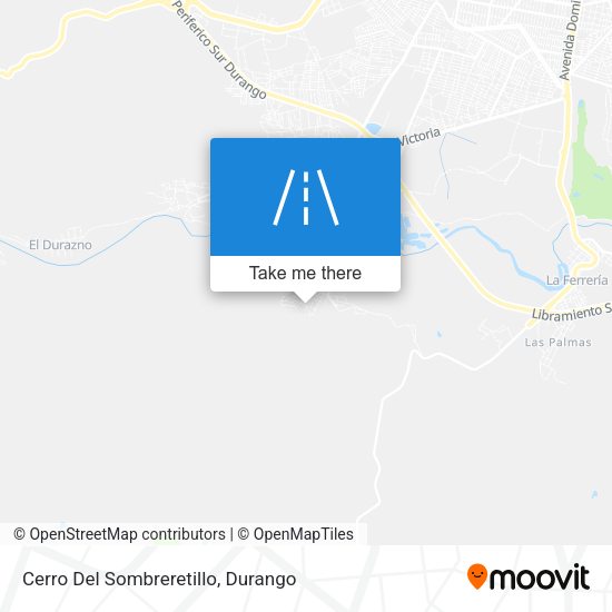 Mapa de Cerro Del Sombreretillo
