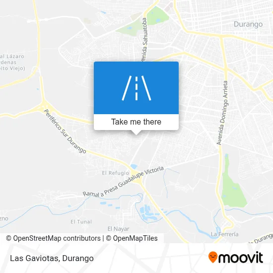 Las Gaviotas map