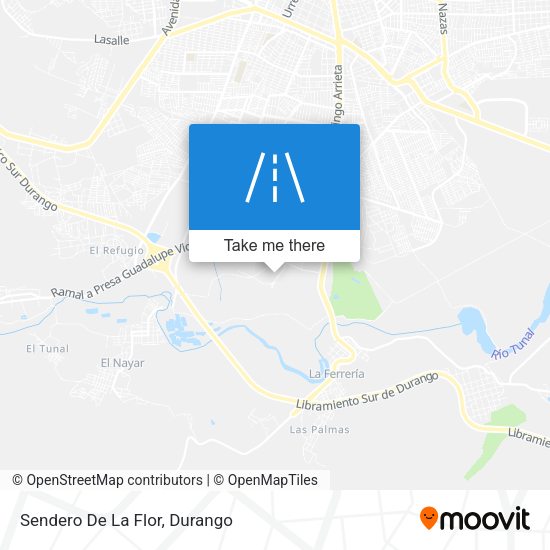 Sendero De La Flor map