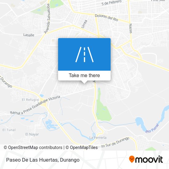 Mapa de Paseo De Las Huertas