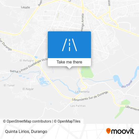 Mapa de Quinta Lirios