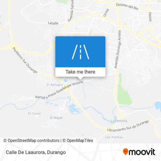 Mapa de Calle De Laaurora