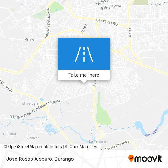 Jose Rosas Aispuro map