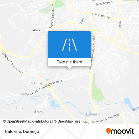 Baluarte map