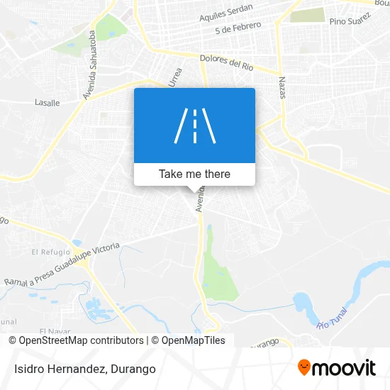 Isidro Hernandez map