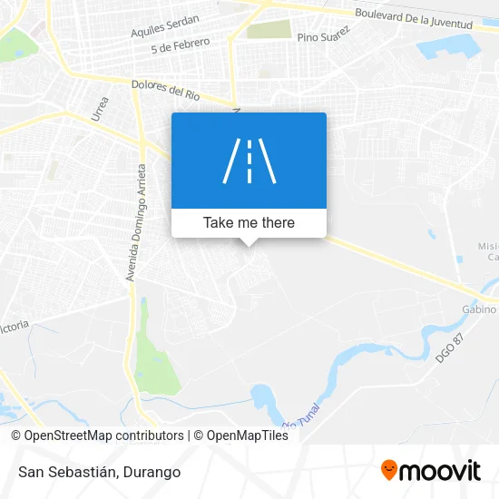 San Sebastián map