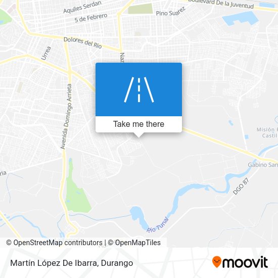 Mapa de Martín López De Ibarra