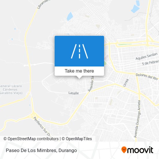 Mapa de Paseo De Los Mimbres