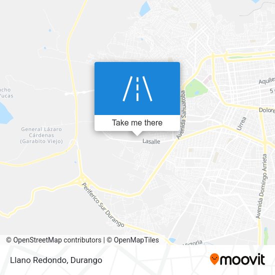 Mapa de Llano Redondo