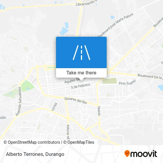 Alberto Terrones map
