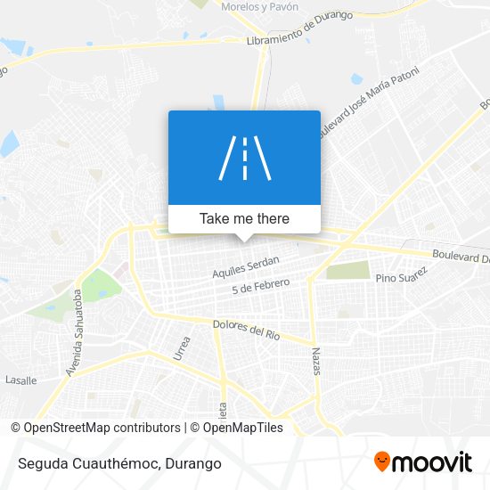 Seguda Cuauthémoc map