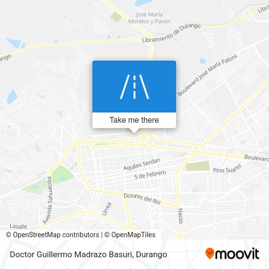 Doctor Guillermo Madrazo Basuri map