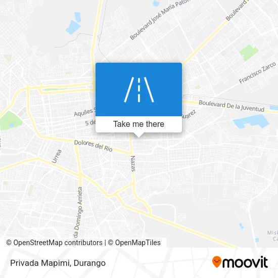 Privada Mapimi map