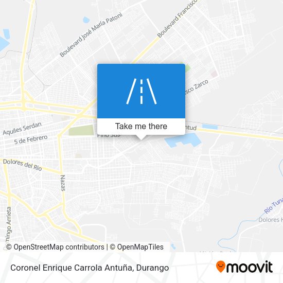 Coronel Enrique Carrola Antuña map