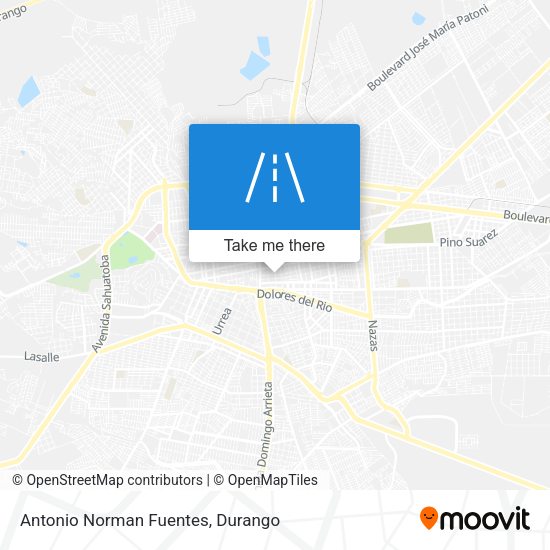 Antonio Norman Fuentes map