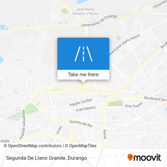 Segunda De Llano Grande map