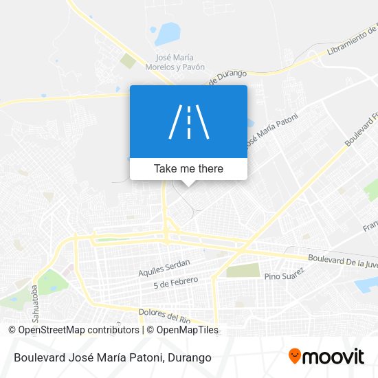 Boulevard José María Patoni map