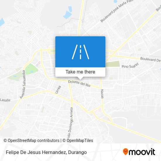 Felipe De Jesus Hernandez map