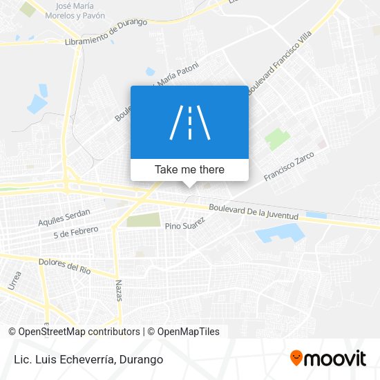 Lic. Luis Echeverría map
