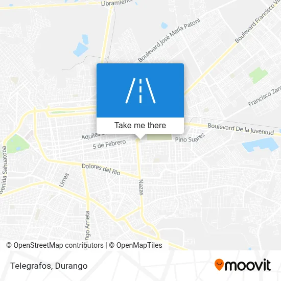 Telegrafos map