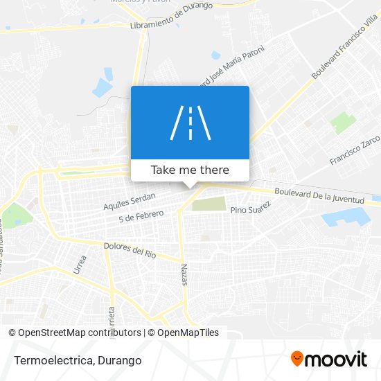 Termoelectrica map