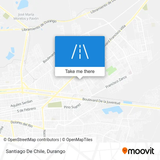 Santiago De Chile map