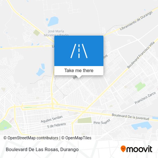 Boulevard De Las Rosas map
