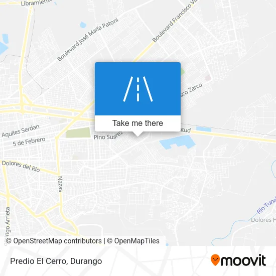 Predio El Cerro map
