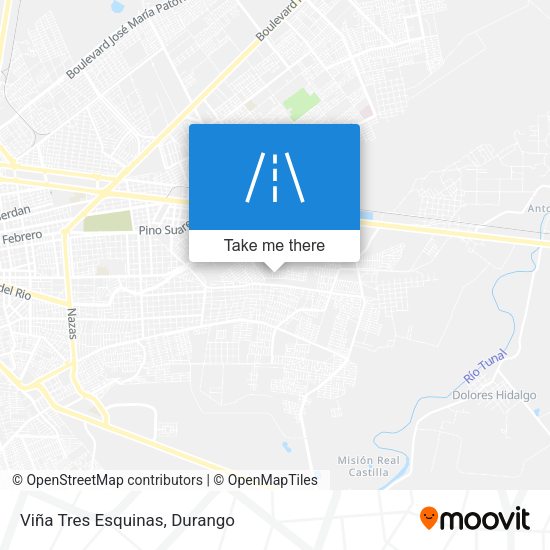 Viña Tres Esquinas map