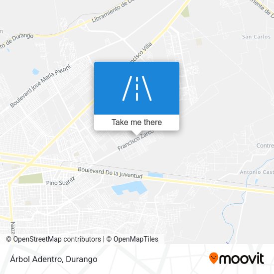 Mapa de Árbol Adentro