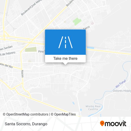 Mapa de Santa Socorro