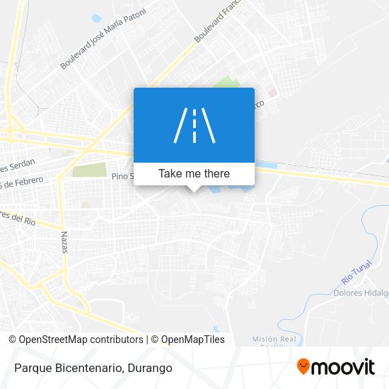 Mapa de Parque Bicentenario