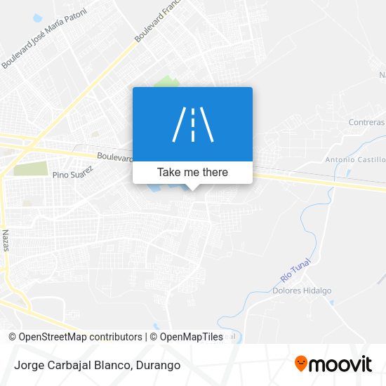 Jorge Carbajal Blanco map