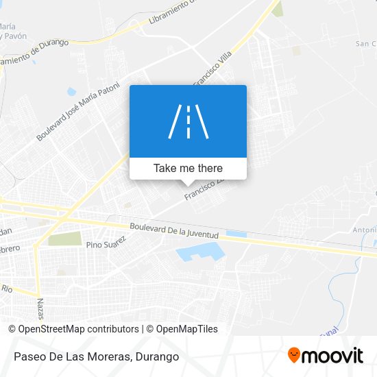 Paseo De Las Moreras map