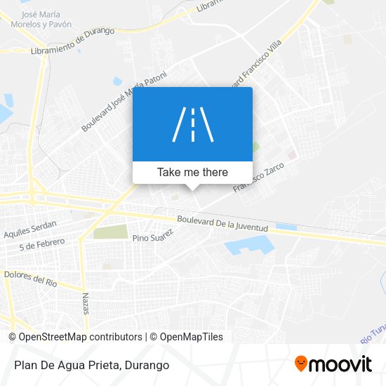 Mapa de Plan De Agua Prieta