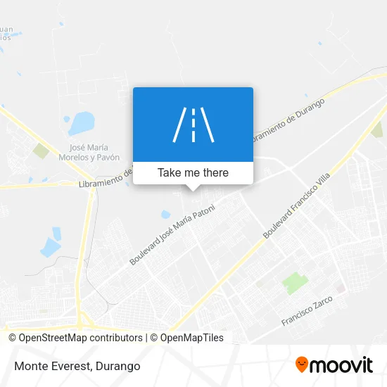 Monte Everest map