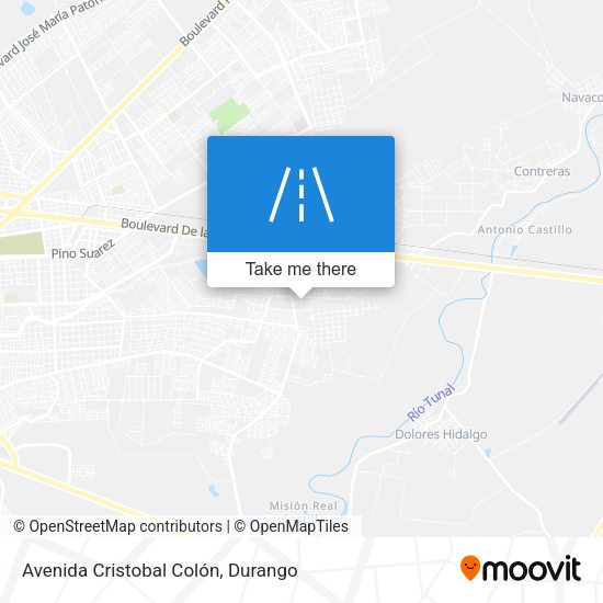 Mapa de Avenida Cristobal Colón