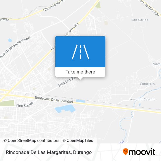 Mapa de Rinconada De Las Margaritas