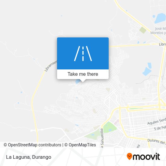Mapa de La Laguna