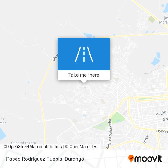 Paseo Rodríguez Puebla map