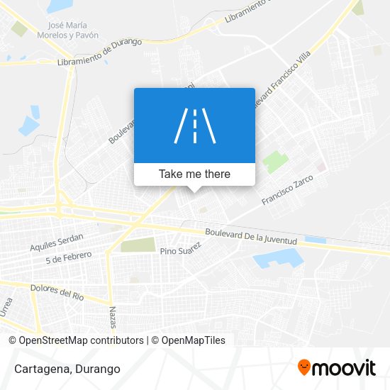 Mapa de Cartagena