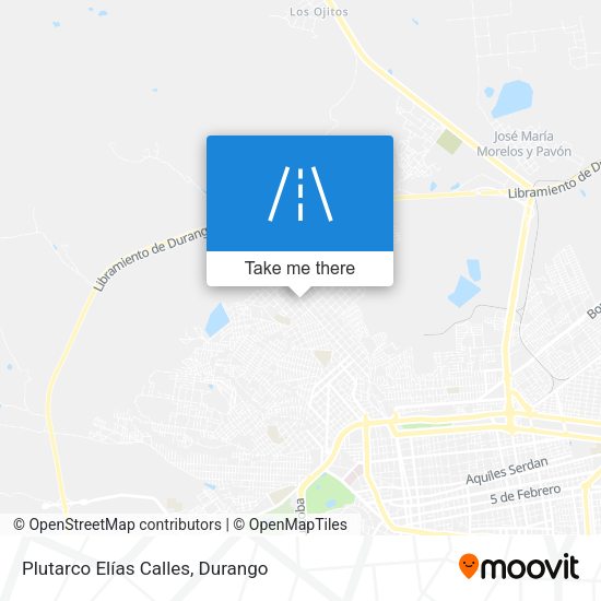 Mapa de Plutarco Elías Calles