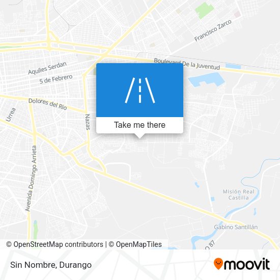 Mapa de Sin Nombre