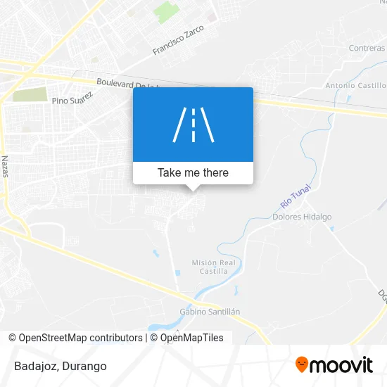 Badajoz map