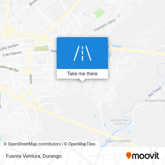 Mapa de Fuente Ventura
